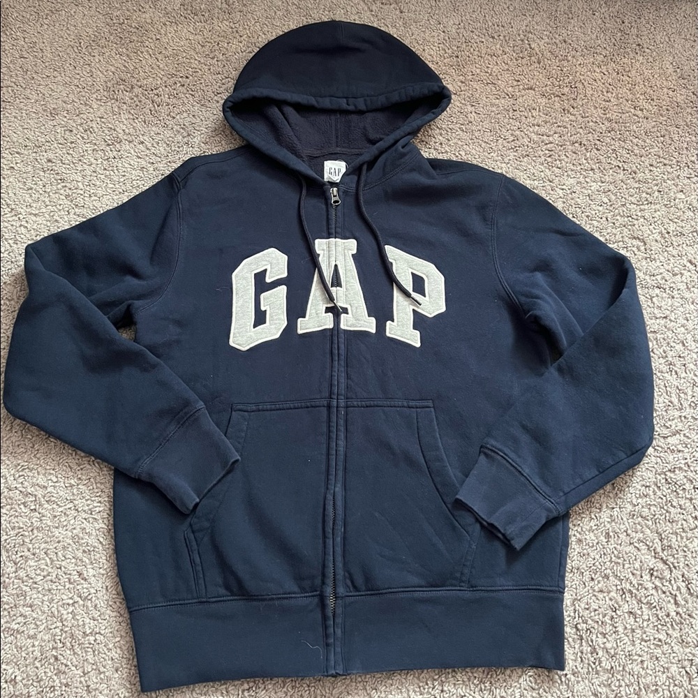 Gap navy blue hoodie sweater for man